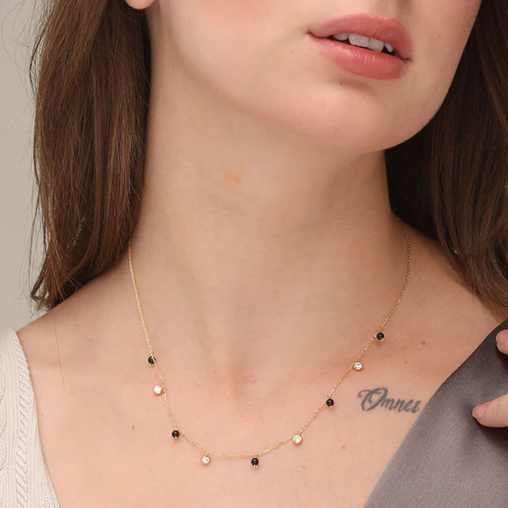 Kaamakya Diamond Mangalsutra | BIS Hallmarked | 18k Gold Vermeil