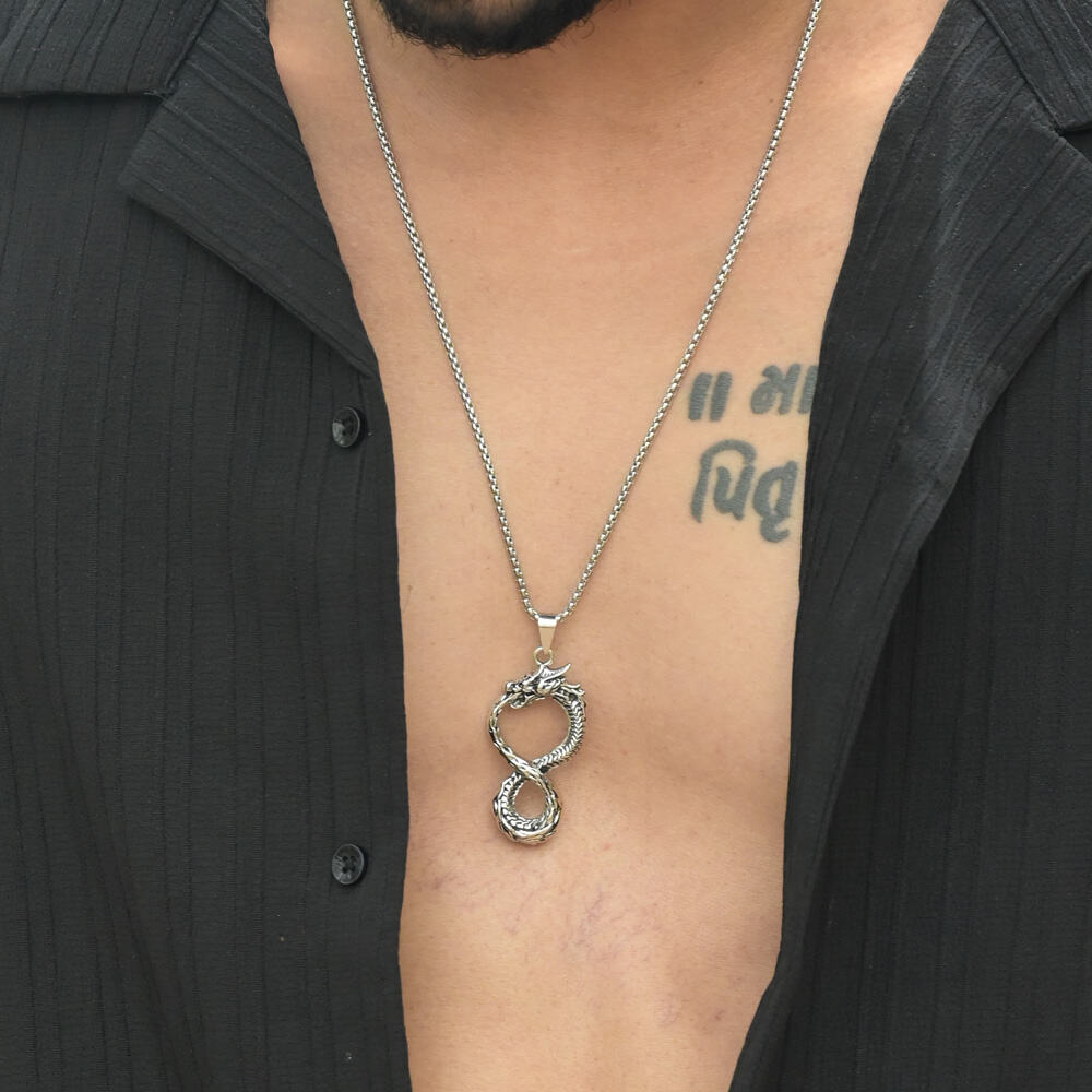 Infinity Dragon Necklace