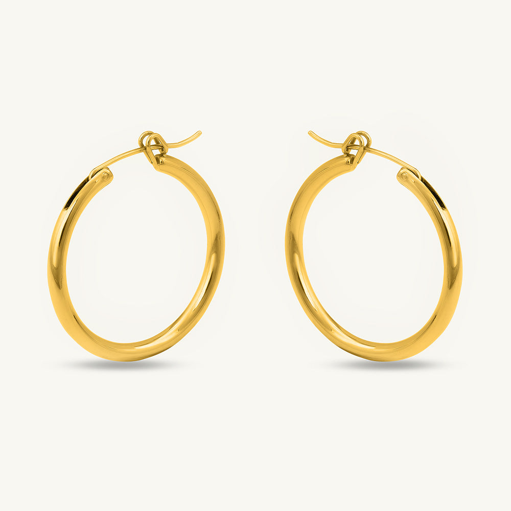 Golden Halo Hoops