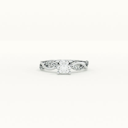 Criscross 925 Silver Love Ring