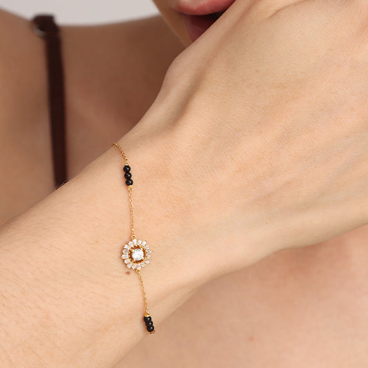 Hamsini Mangalsutra Bracelet | 18K Gold Vermeil