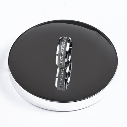 Eternity Band Men's Ring- Tungsten