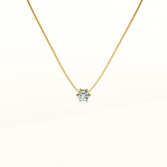 Delicate Diamond Studded Necklace