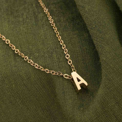 Small Letter Necklace