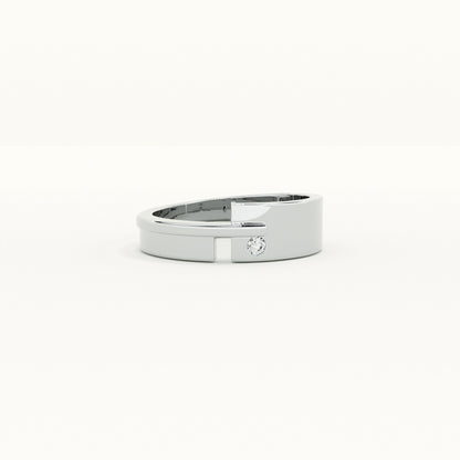Men's Single Stone 925 silver ring