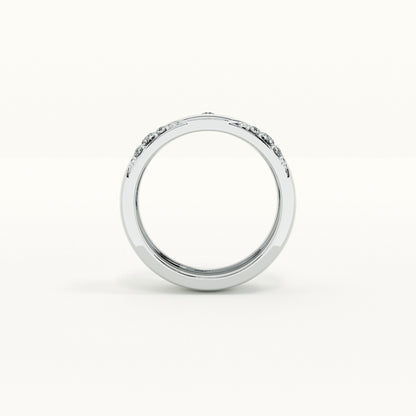 Triad of Love 925 Silver Men's Band