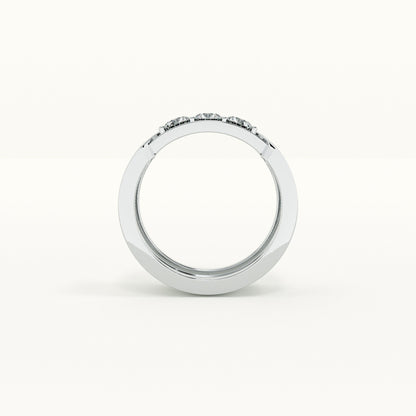Three Wishes Men's Band- 925 Silver