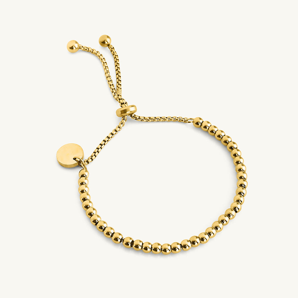 Minimalist Gold Charm Bracelet