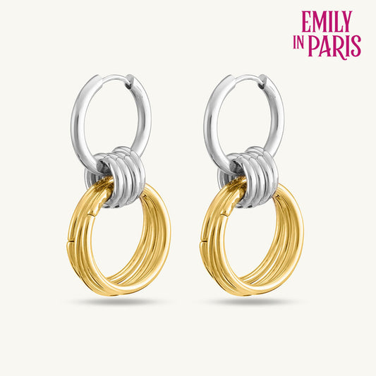 Interlocking Hoop Earrings