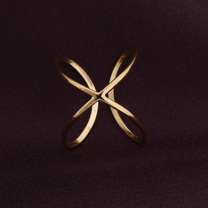 Irregular Cuff Gold Ring