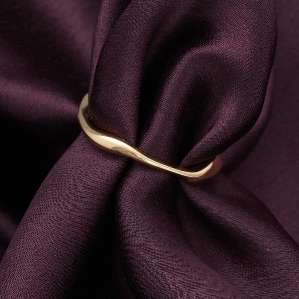Gold Fluid Ring