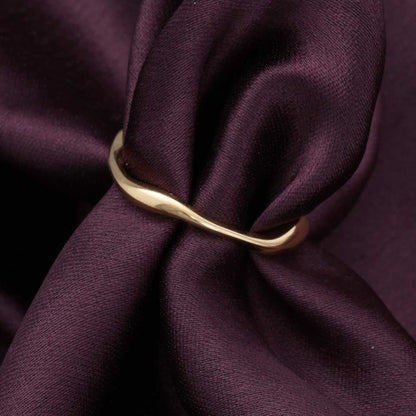 Gold Fluid Ring