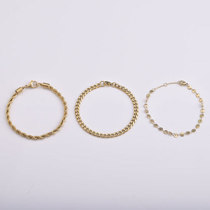 Trio of chains Bracelet