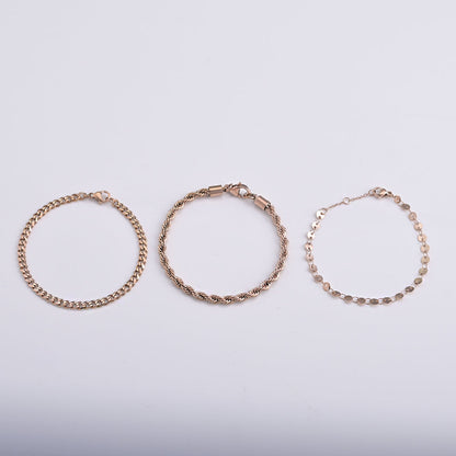Trio of chains Bracelet