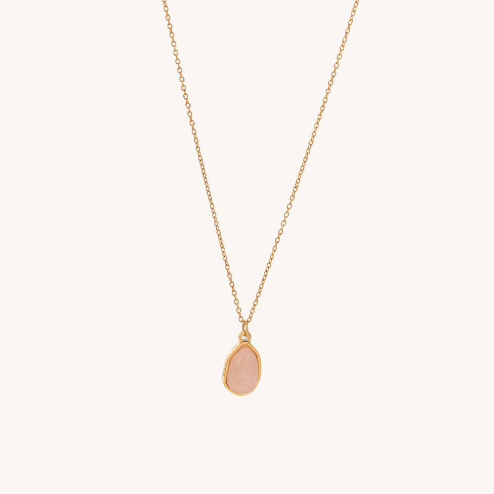 Pink Quartz Necklace