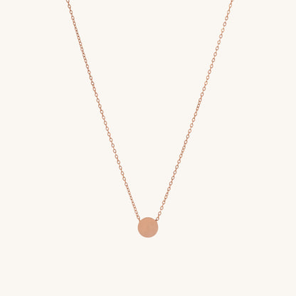 Minimalist Round Necklace
